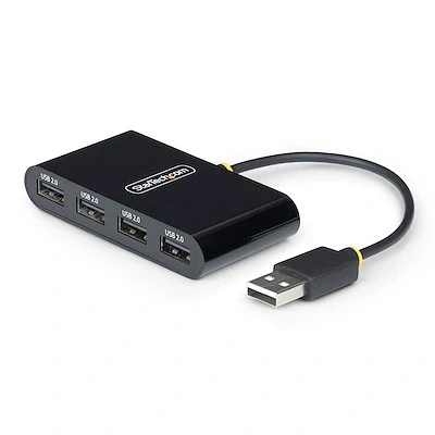 Afbeelding van StarTech.com 4 Port USB 2.0 Hub, Bus Powered, Compacte Travel Splitter, Multi P