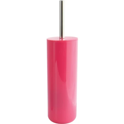 Afbeelding van MSV Porto Toilet/wc borstel in houder kunststof fuchsia roze 38 cm