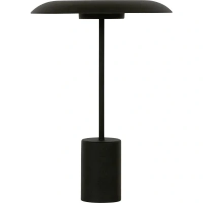 Afbeelding van Beacon Lighting LED tafellamp Smith, zwart, metaal, USB poort