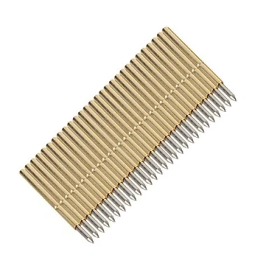 Afbeelding van 100st Spring Probe Metal Pressure Test Probes voor PCB Board Ronde Pogo Pin Tools: