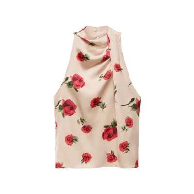 Afbeelding van Mango ROSE Top, Dames, Maat: XXS, Écru