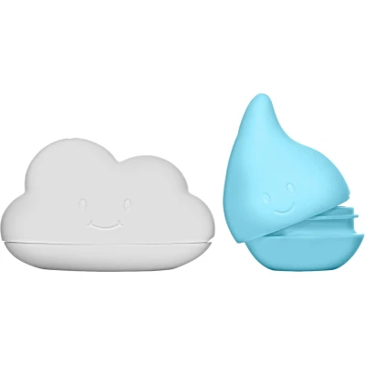 Afbeelding van Ubbi Badspeeltjes Wolk &amp; Druppel Cloudy Blue