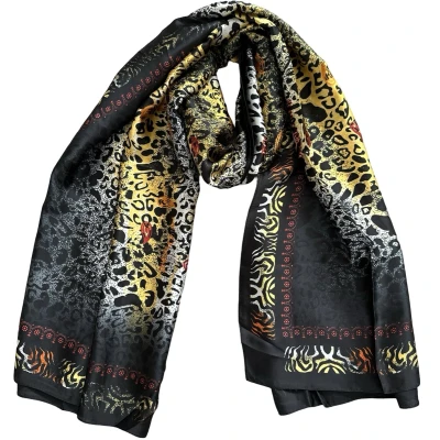 Afbeelding van Dames sjaal met leopard print