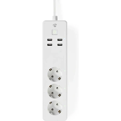 Afbeelding van Nedis SmartLife smart stekkerdoos WIFIP311FWT