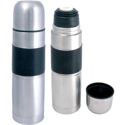 Afbeelding van Roestvrijstalen thermosfles met drinkbeker voor warme of koude dranken (500ml)