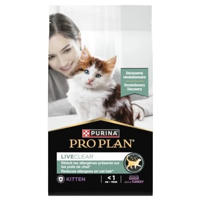 Afbeelding van 1,4kg LiveClear Kitten Kalkoen Pro Plan Kattenvoer