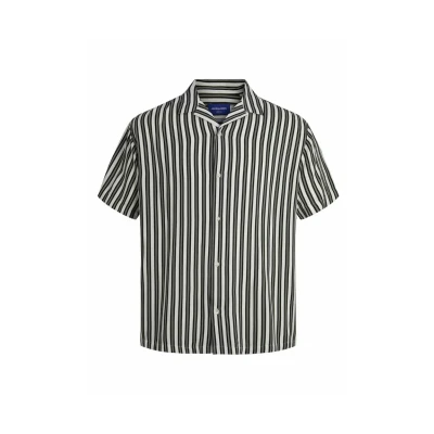 Afbeelding van Jack &amp; Jones Hawaiirelaxed FIT Overhemd, Heren, Maat: Small, Bright white