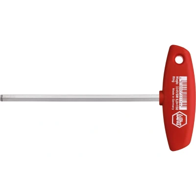 Afbeelding van Wiha Werkplaats Inbusschroevendraaier Sleutelbreedte: 8 mm Koplengte: 200 Afmeting, lengte: 232