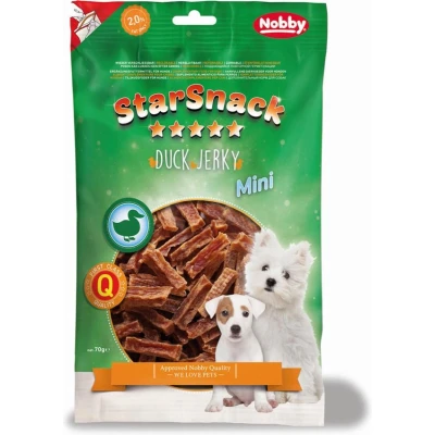 Afbeelding van NOBBY STARSNACK MINI DUCK JERKY 14 X 70 GRAM