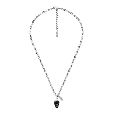 Afbeelding van Diesel Ketting met hanger DX1581040 in de kleur Zilver