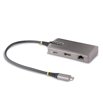 Afbeelding van StarTech.com USB C Multiport Adapter, 4K 60Hz HDMI Mini Dock, HDR, 2 Port 5Gbps 3.0 Hub, 100W PD