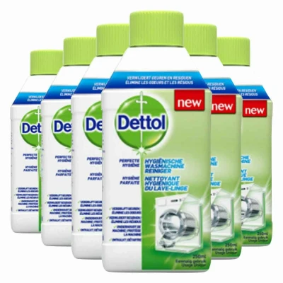 Afbeelding van 245x Dettol Wasmachine Reiniger Hygiënisch 250 ml