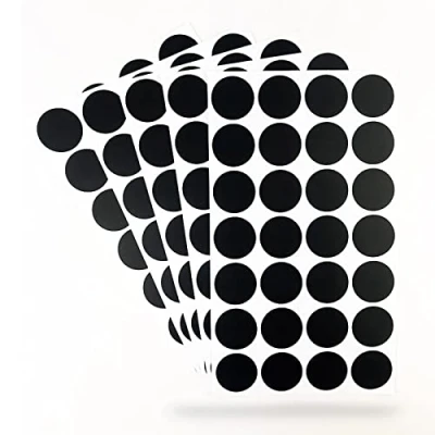 Afbeelding van Houdao 140 stuks Kruidenetiketten Zelfklevende Kruidenstickers 3,5 cmØ Ronde Zwarte Schrijflabels Zelfklevend voor Kruidenpotjes Keuken Voorraadpotten Glazen Containers