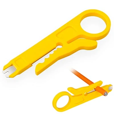 Afbeelding van LSA Gereedschap, stripper, netwerk LAN, DSL ISDN, installatiegereedschap voor netwerkdozen, installatiekabels, patchpaneel, strips, CAT5, CAT6, CAT7, patchvelden, kabel, LSA, Punch Down Tool