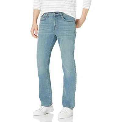 Afbeelding van Amazon Essentials Men&#039;s Bootcut jeans met slanke pasvorm, Vintage lichtblauw, 32W / 32L
