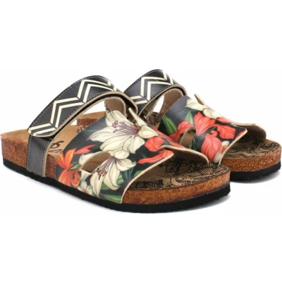Afbeelding van GOBY Lilly&#039;s Slippers Sandalen Hoge kwaliteit Handmade Maat 35