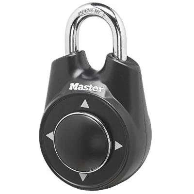 Afbeelding van Master Lock Locker 1500iD Set Your Own Directional Combination Hangslot, 1 stuk, zwart