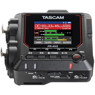 Afbeelding van Tascam FR AV2 compacte 32 bit float field recorder