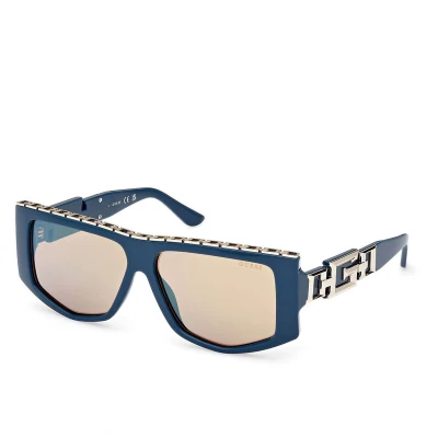 Afbeelding van Guess Gu7914 Zonnebril Transparant,Blauw Man