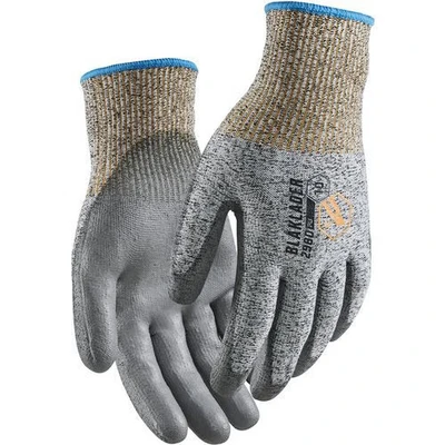 Afbeelding van Blaklader Snijbestendige handschoen C PU gedipt 2980 1472 Zwart/Wit 10