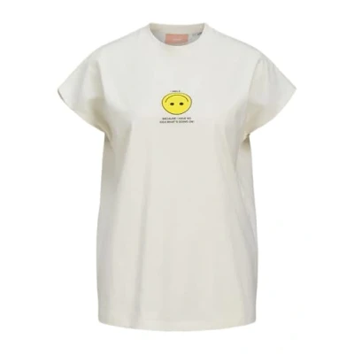 Afbeelding van JJXX Tshirt print, Dames, Maat: XS, Vanilla ice