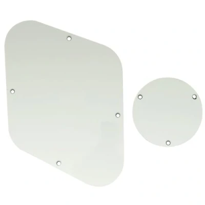 Afbeelding van Musiclily LP Back Plate en Switch Cover Set voor USA Les Paul,3 laags Parchment