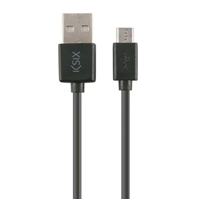 Afbeelding van Kabel USB naar Micro KSIX 1 m Zwart