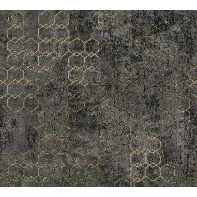 Afbeelding van AS Creation New Walls 37424 6 374246 Zwart / Goud