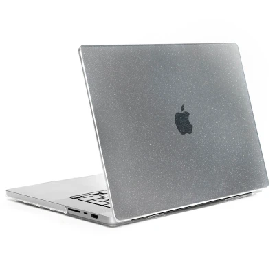 Afbeelding van Selencia Glitter Cover / Hardcase MacBook Air 15 Inch (2023) (2024) M3 Chip Kunststof Transparant
