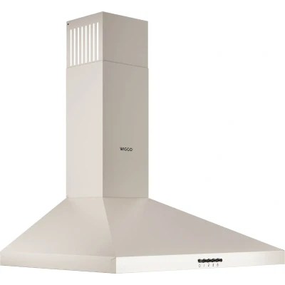 Afbeelding van Wiggo WE A630P(C) Wandschouw Afzuigkap 60cm Creme