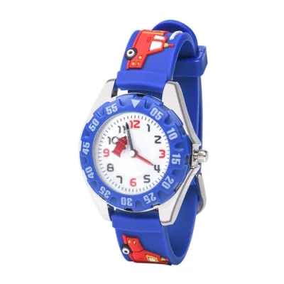 Afbeelding van Vicloon Kinderhorloge, waterdicht polshorloge voor kinderen, kwartsuurwerk, 3D cartoon design, digitaal kinderhorloge 3 jaar tot 11 jaar, meisjes, jongens