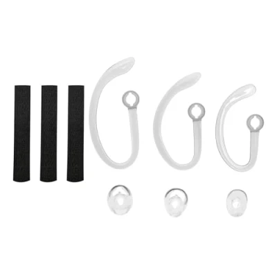 Afbeelding van SG Store 3 Sets Oordopjes Eargels Spare Kit Siliconen Oor Tip Haak Loop Buis Foam Mouw Compatibel met Plantronics CS540 Savi W440 W740 Headsets Accessoires