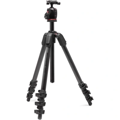 Afbeelding van Manfrotto 055XPRO AS carbon tripod w/BH, Statief, Zwart