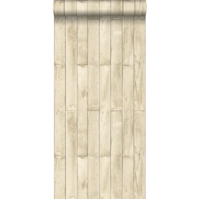 Afbeelding van Leen Bakker ESTAhome Behang Houtlook Beige 53cm X 10,05 M Vlies