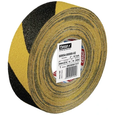 Afbeelding van tesa Anti RUTSCH 60954 00000 02 sliptape Zwart/geel (l x b) 18 m 50 mm 1 stuk(s)