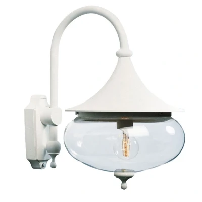 Afbeelding van Konstsmide Libra 619 250 Buitenlamp (wand) Spaarlamp, LED E27 100 W Wit