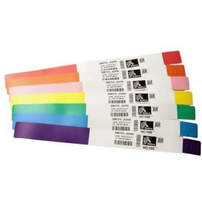 Afbeelding van Zebra Z Band Splash 10012718 5 roze 25x254mm 4x350 stuks