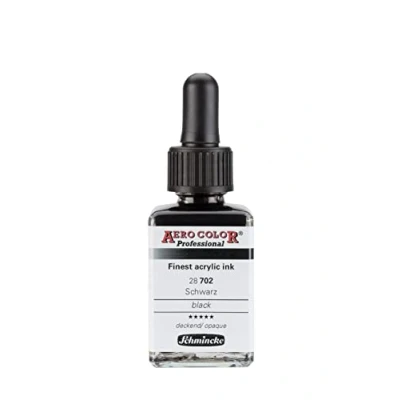 Afbeelding van Schmincke AERO COLOR Professional Airbrush kleur 28ml zwart