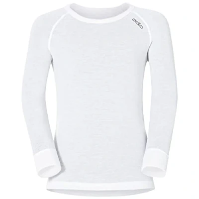 Afbeelding van Ondershirt Odlo Kids Active Warm Eco Crew Neck L/S White Maat 164