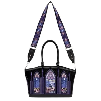 Afbeelding van Restyle Aurora Northern Lights Crossbody tas Zwart