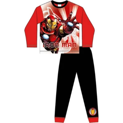 Afbeelding van Iron Man pyjama rood met zwart Avengers pyama maat 104/110
