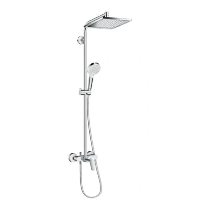 Afbeelding van Hansgrohe crometta e 240 1jet showerpipe met eengreeps mengkraan 27284000