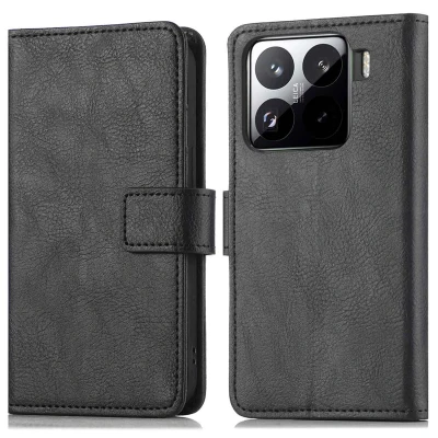 Afbeelding van Xiaomi 15 Pro Hoesje Kunstleder imoshion Bookcase Zwart Telefoonhoesje