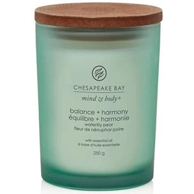 Afbeelding van Chesapeake Bay Geurkaars Balance + Harmony Medium Aromatherapie Tumbler Kaars Brandtijd: tot 57 uur Mind &amp; Body Collection