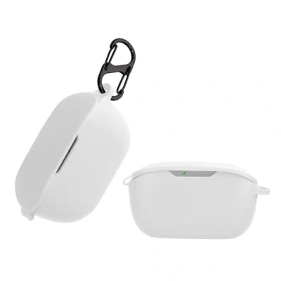 Afbeelding van kwmobile Hoes geschikt voor JBL WAVE BUDS Siliconen cover oordopjes in wit