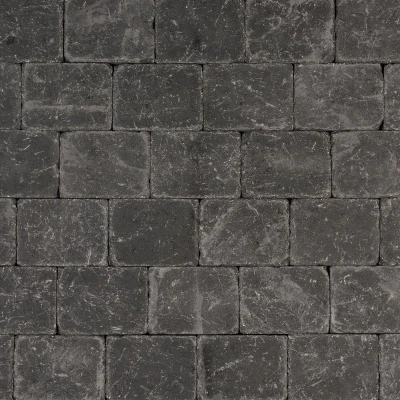 Afbeelding van Intergard Trommelstenen of koppelstones antraciet 15x20x6cm (m2)