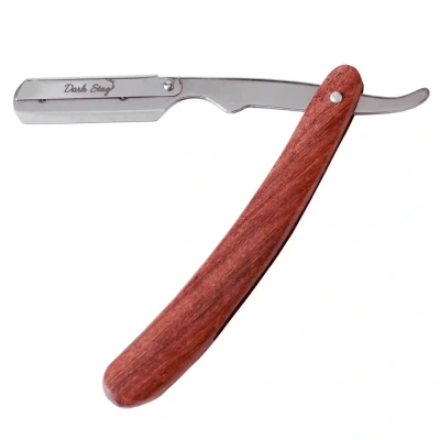 Afbeelding van Dark Stag Wooden Handle Straight Razor