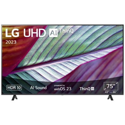 Afbeelding van LG LCD led TV 75UR78006LK, 189 cm / 75&quot;, 4K Ultra HD, Smart TV, UHD, α5 Gen6 AI Processor, HDR10, Sound, Brightness Control