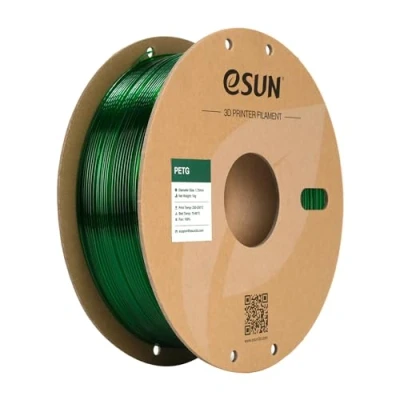 Afbeelding van eSUN PETG Gloeidraad 1.75mm, 3D Printer Gloeidraad, Dimensionale Nauwkeurigheid +/ 0.05mm, 1KG (2.2 LBS) Spoel Printen Materiaal voor Printer, Groen