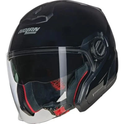 Afbeelding van Nolan N40 5 06 Classico 301 Zwart Glossy Jethelm Maat XXL Helm